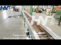 Ligne d'extrusion de câbles/fils à faible fumée et sans halogène